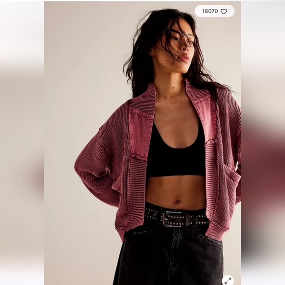 Free People Sweaters - Free People Worn Thru Surplus Cardi. Size Xsmall. NWT!!